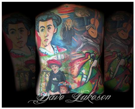 tattoos/ - Pablo Picasso Backpiece Tattoo - 64032